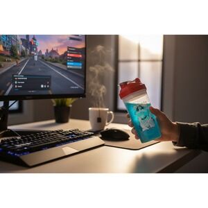 GamerSupps Waifu Cup: All I Want for Christmas is Uwu Red Limited - New Sealed